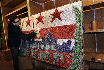 Adam Eidinger of Capitol Hemp in Washington, DC