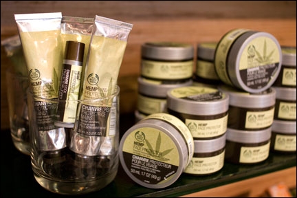 Hemp Products from The Body Shop