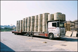 Hemcore Hemp Bales on a Truck
