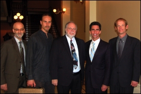 Patrick Goggin, David Bronner, Bob McFarland, Senator Mark Leno and David Piller
