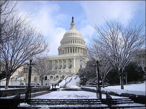 U.S. Capitol in Winter