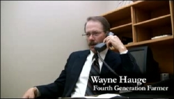 North Dakota Farmer Wayne Hauge
