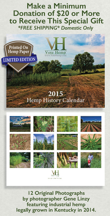 Vote Hemp 2015 Hemp History Calendar