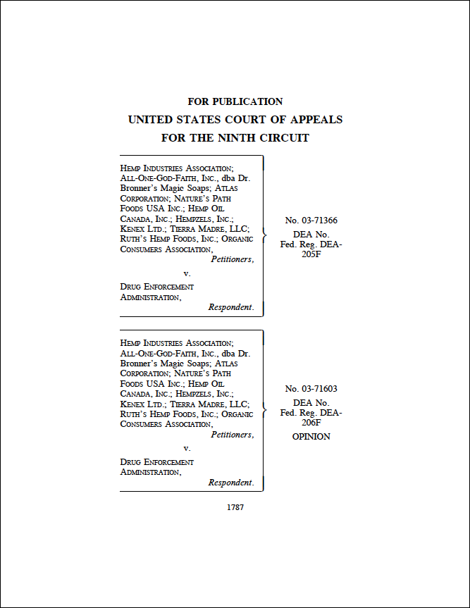 HIA v DEA - 9th Circuit Court of Appeals