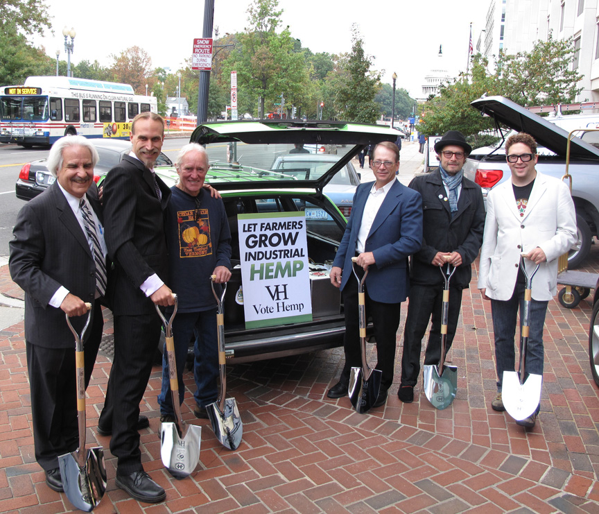 Farmers & Business owners prepare to plant hemp at DEA headquarters