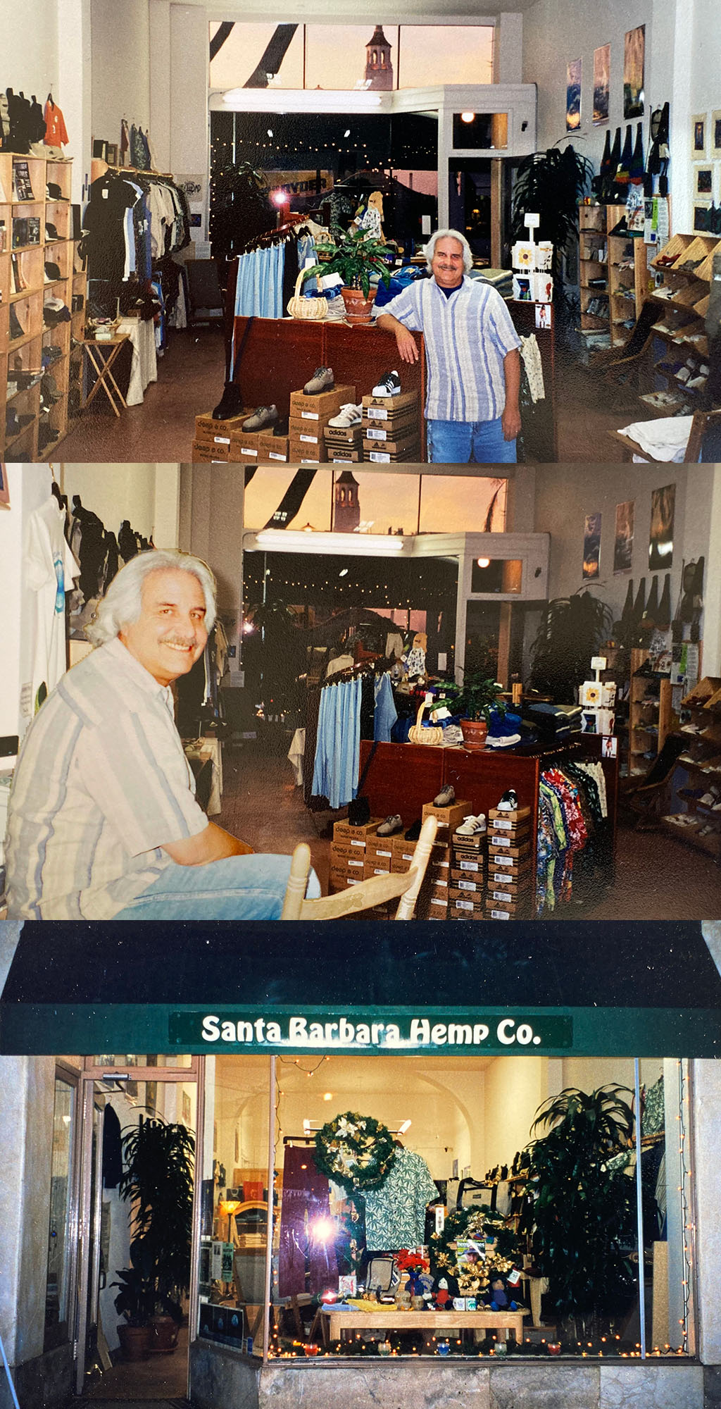 Steve Levine owner of Santa Barbara Hemp Company