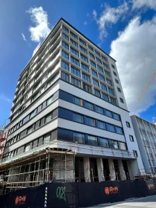 Hemp Hotel is a 12 story hempcrete building